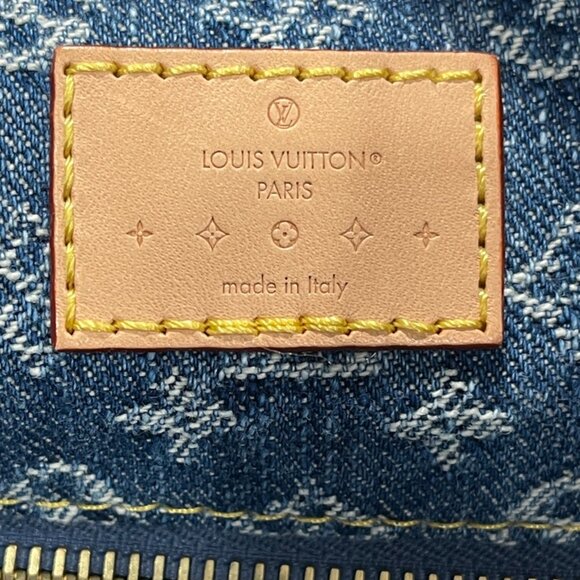 Louis Vuitton Monogram Denim Carry All MM Blue (JB1067) - Picture 16 of 16